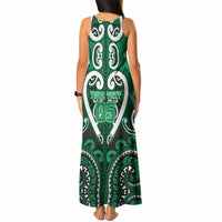 Custom Aotearoa Ngati Maniapoto Tank Maxi Dress Maori Tribal Pattern LT05 - Polynesian Pride