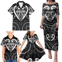 Custom Aotearoa Ngati Raukawa Family Matching Puletasi and Hawaiian Shirt Maori Tribal Pattern LT05 - Polynesian Pride