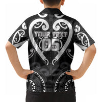 Custom Aotearoa Ngati Raukawa Kid Hawaiian Shirt Maori Tribal Pattern LT05 - Polynesian Pride