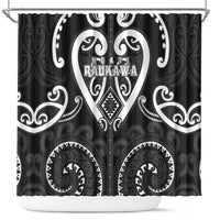 Aotearoa Ngati Raukawa Shower Curtain Maori Tribal Pattern