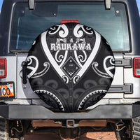 Aotearoa Ngati Raukawa Spare Tire Cover Maori Tribal Pattern