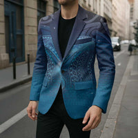 Polynesia Manta Ray Blazer Let's The Sea Set You Free - Polynesian Pride