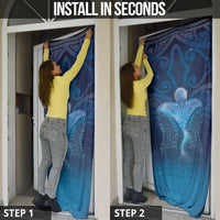 Polynesia Manta Ray Door Cover Let's The Sea Set You Free - Polynesian Pride