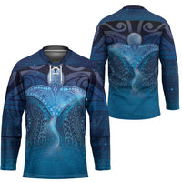 Polynesia Manta Ray Hockey Jersey Let's The Sea Set You Free LT05 - Polynesian Pride