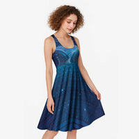 Polynesia Manta Ray Midi Dress Let's The Sea Set You Free - Polynesian Pride