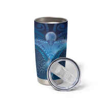 Polynesia Manta Ray Tumbler Cup Let's The Sea Set You Free - Polynesian Pride