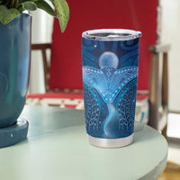 Polynesia Manta Ray Tumbler Cup Let's The Sea Set You Free - Polynesian Pride