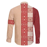 Papua New Guinea Family Matching Off Shoulder Short Dress and Hawaiian Shirt Oro Tapa Pattern