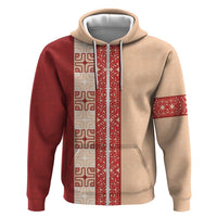 Papua New Guinea Hoodie Oro Tapa Pattern