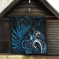 New Zealand Sea Week Quilt Maori Wave Pattern Ocean Blue