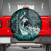 New Zealand Waka Racing Spare Tire Cover Maori Warriors
