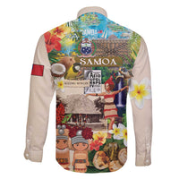Samoa Culture Family Matching Short Sleeve Bodycon Dress and Hawaiian Shirt Embracing The Spirit