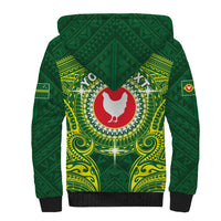 Personalized American Samoa Manua Cession Day Sherpa Hoodie Up Up The Moa