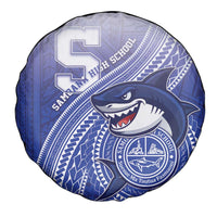 Samoana High School Spare Tire Cover Polynesian Tribal Shark LT05 - Polynesian Pride
