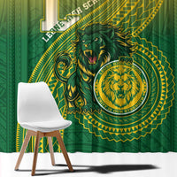 Leone High School Window Curtain Leone Lion