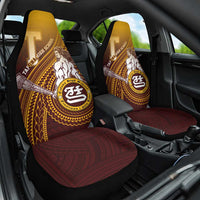 Tafuna High School Car Seat Cover Polynesian Warrior