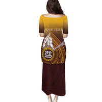 Personalized Tafuna High School Puletasi Polynesian Warrior