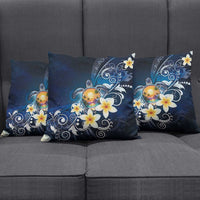 Hawaii Honu Pillow Cover Polynesian Curves Plumeria - Polynesian Pride