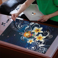 Hawaii Honu Puzzle Polynesian Curves Plumeria - Polynesian Pride