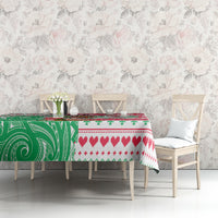 Hawaii Christmas Tablecloth Santa Claus Surf Mele Kalikimaka LT05 - Polynesian Pride