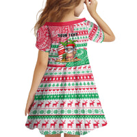 Personalized Hawaii Christmas Family Matching Off Shoulder Maxi Dress and Hawaiian Shirt Santa Claus Surf Mele Kalikimaka LT05 - Polynesian Pride