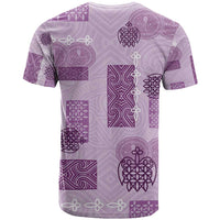 Vintage Lapita T Shirt Iconic Double Face Pattern Violet