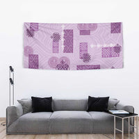 Vintage Lapita Tapestry Iconic Double Face Pattern Violet