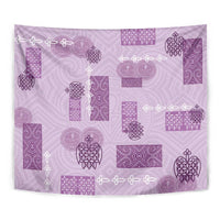 Vintage Lapita Tapestry Iconic Double Face Pattern Violet