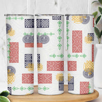 Vintage Lapita Skinny Tumbler Iconic Double Face Pattern