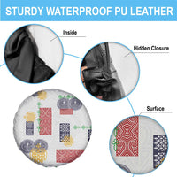 Vintage Lapita Spare Tire Cover Iconic Double Face Pattern