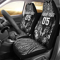 Custom New Zealand Fishing Car Seat Cover Aotearoa Maori Koru - Polynesian Pride