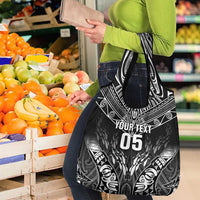 Custom New Zealand Fishing Grocery Bag Aotearoa Maori Koru - Polynesian Pride