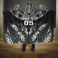 Custom New Zealand Fishing Hooded Blanket Aotearoa Maori Koru - Polynesian Pride