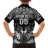 Custom New Zealand Fishing Kid Hawaiian Shirt Aotearoa Maori Koru LT05 - Polynesian Pride