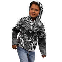 Custom New Zealand Fishing Kid Hoodie Aotearoa Maori Koru - Polynesian Pride
