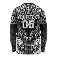 Custom New Zealand Fishing Long Sleeve Shirt Aotearoa Maori Koru - Polynesian Pride