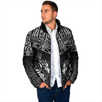 Custom New Zealand Fishing Padded Jacket Aotearoa Maori Koru - Polynesian Pride