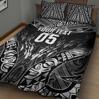 Custom New Zealand Fishing Quilt Bed Set Aotearoa Maori Koru - Polynesian Pride