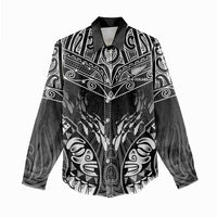 Custom New Zealand Fishing Women Casual Shirt Aotearoa Maori Koru - Polynesian Pride