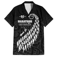 Custom New Zealand Marathon Family Matching Tank Maxi Dress and Hawaiian Shirt Maori Style