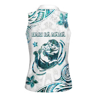 New Zealand Aotearoa Hari Ra Mama Women Sleeveless Polo Shirt A Mother's Love Is Like No Otter