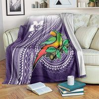 Manua High School Blanket Polynesian Tribal Pattern