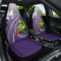 Manua High School Car Seat Cover Polynesian Tribal Pattern LT05 One Size Purple - Polynesian Pride