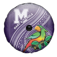Manua High School Spare Tire Cover Polynesian Tribal Pattern