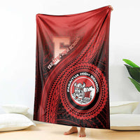 Fagaitua High School Blanket Polynesian Tribal Pattern