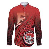 Personalized Fagaitua High School Family Matching Mermaid Dress and Hawaiian Shirt Polynesian Tribal Pattern