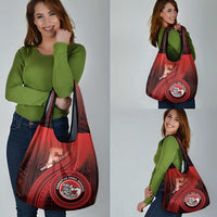 Fagaitua High School Grocery Bag Polynesian Tribal Pattern