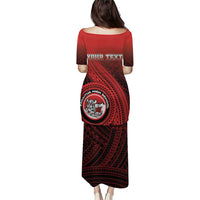 Personalized Fagaitua High School Puletasi Polynesian Tribal Pattern