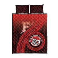 Fagaitua High School Quilt Bed Set Polynesian Tribal Pattern