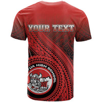 Personalized Fagaitua High School T Shirt Polynesian Tribal Pattern